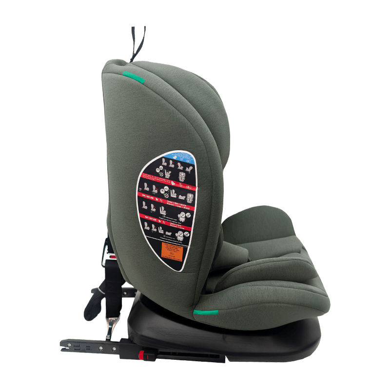 OG801A ECE R129 ISIZE BABY CAR SEAT 40-150 ซม. ISOFIX ที่นั่งความปลอดภัยเด็ก 360 องศาหมุนขนาดใหญ่สำหรับเด็ก