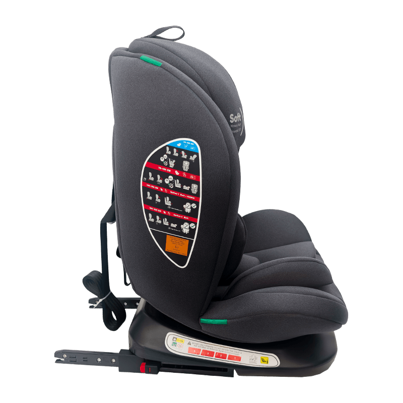 OG801A ECE R129 ISIZE BABY CAR SEAT 40-150 ซม. ISOFIX ที่นั่งความปลอดภัยเด็ก 360 องศาหมุนขนาดใหญ่สำหรับเด็ก