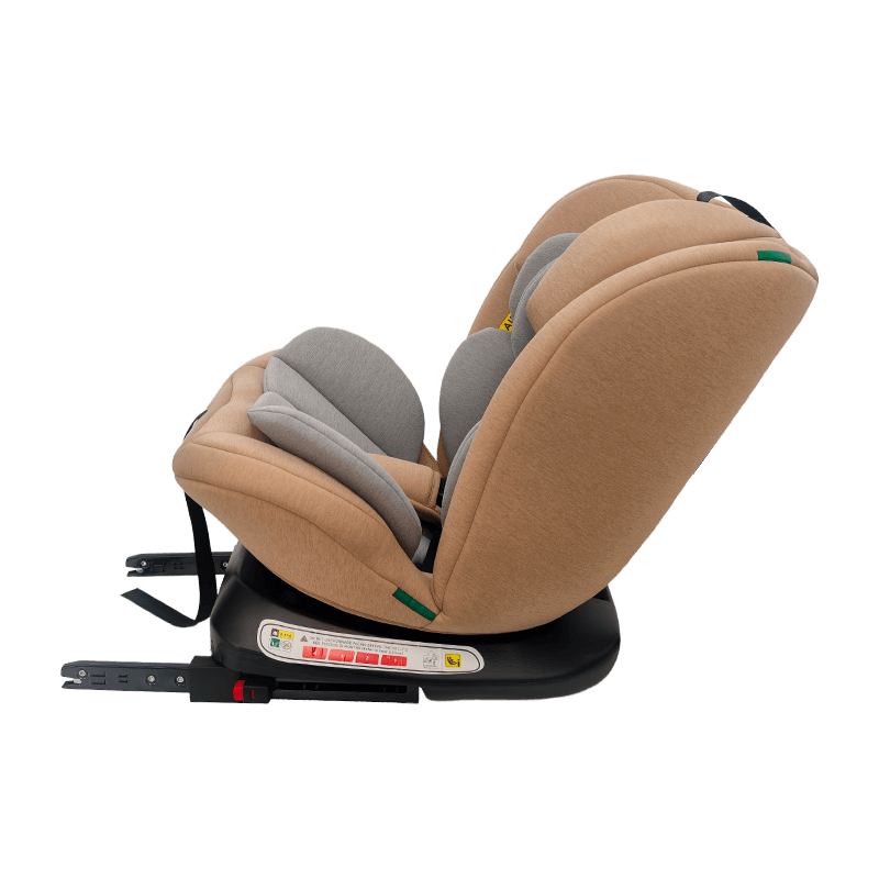 OG801A ECE R129 ISIZE BABY CAR SEAT 40-150 ซม. ISOFIX ที่นั่งความปลอดภัยเด็ก 360 องศาหมุนขนาดใหญ่สำหรับเด็ก