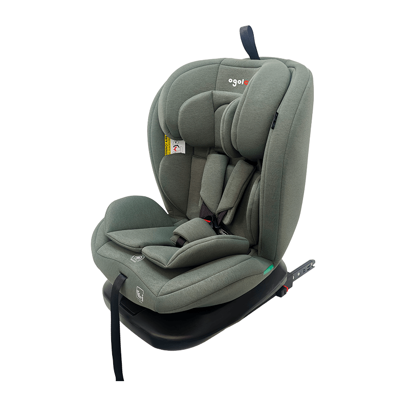 OG801A ECE R129 ISIZE BABY CAR SEAT 40-150 ซม. ISOFIX ที่นั่งความปลอดภัยเด็ก 360 องศาหมุนขนาดใหญ่สำหรับเด็ก