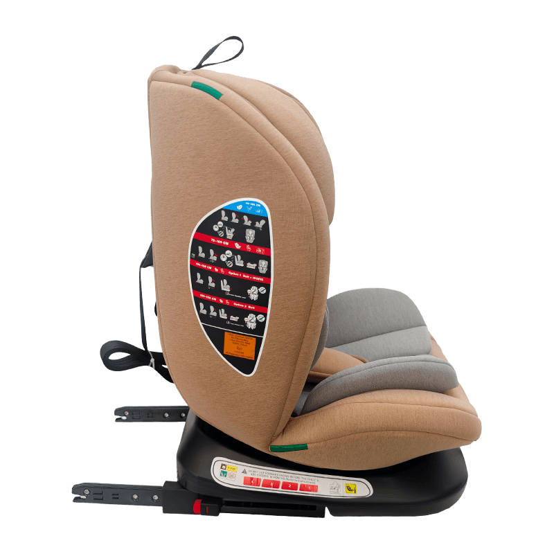 OG801A ECE R129 ISIZE BABY CAR SEAT 40-150 ซม. ISOFIX ที่นั่งความปลอดภัยเด็ก 360 องศาหมุนขนาดใหญ่สำหรับเด็ก