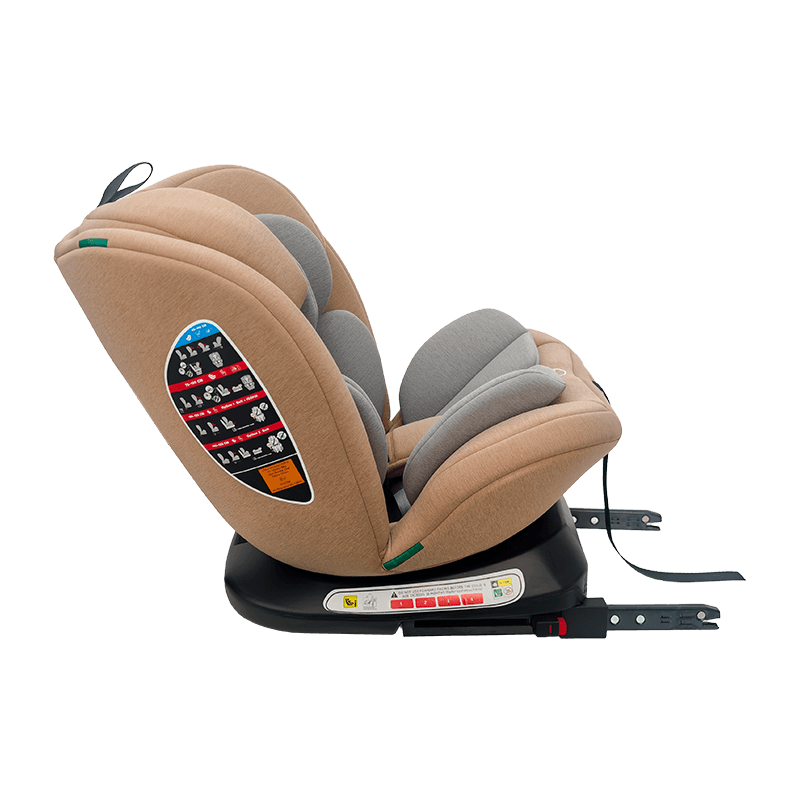 OG801A ECE R129 ISIZE BABY CAR SEAT 40-150 ซม. ISOFIX ที่นั่งความปลอดภัยเด็ก 360 องศาหมุนขนาดใหญ่สำหรับเด็ก
