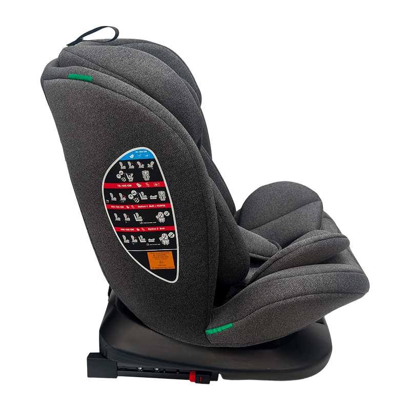 OG801A ECE R129 สำหรับ 40-150 ซม. กลุ่มเด็กเปิดประทุน 0 1 2 3 การยับยั้งที่นั่งในรถยนต์ด้วย isofix